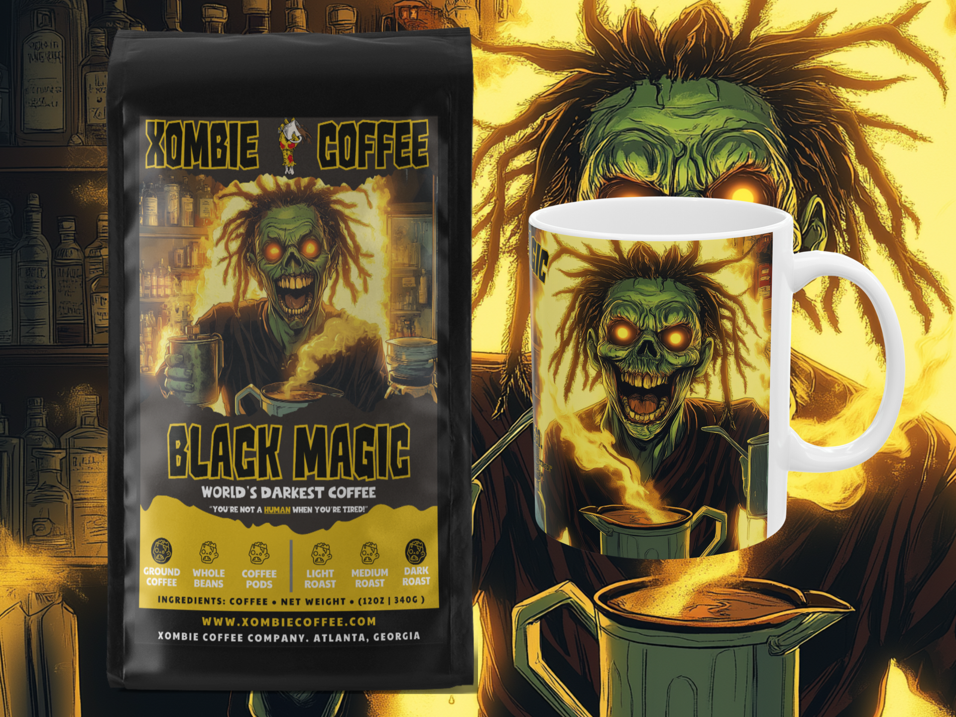 Black Magic Coffee & Mug Bundle