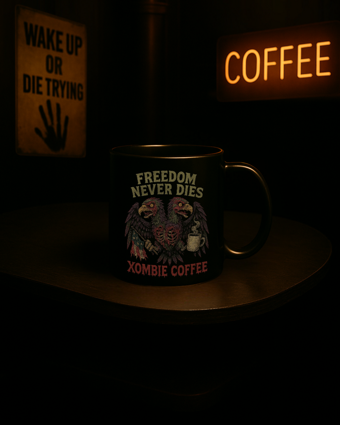 Freedom Never Dies Ceramic Mug