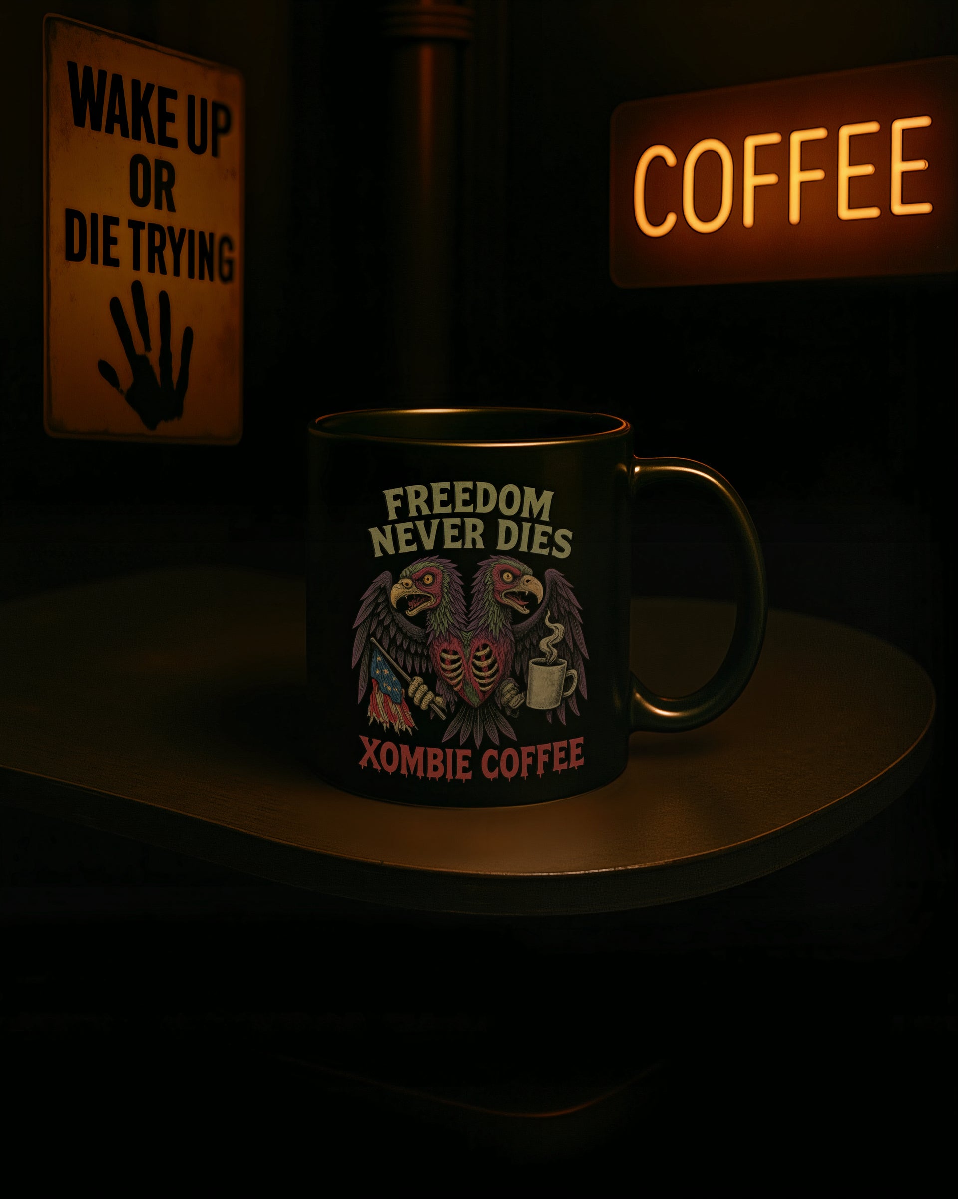 Freedom Never Dies Ceramic Mug